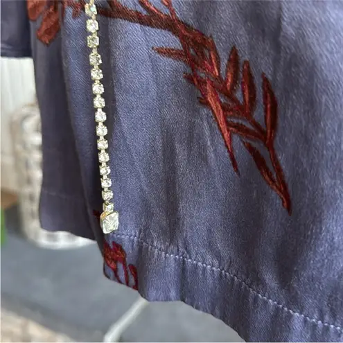 Vintage Mid Century Art deco Rhinestone Belt White