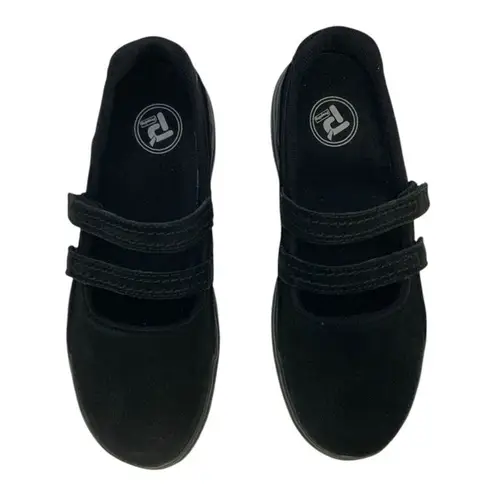 Propet Twilite Walker Mary Jane Flat Black Suede US Women's 6.5 M(B)