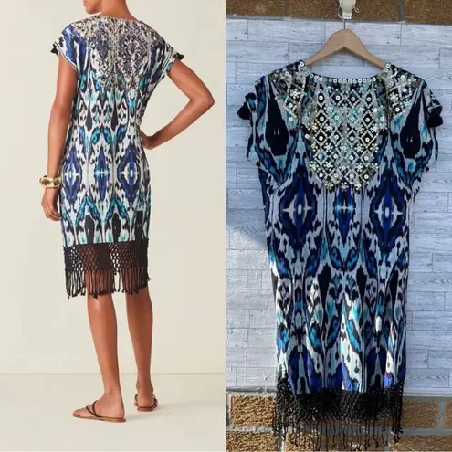 FIGUE ANAIS MINI DRESS SMALL Blue