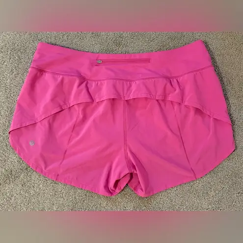 Lululemon  Speed Up High-Rise Shorts 4” – Sonic Pink, Sz 12 Like New! Retired