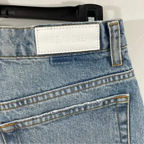 RE/DONE NWT 70s Straight Leg High Rise Jeans in Worn Medium RAF Size 28
