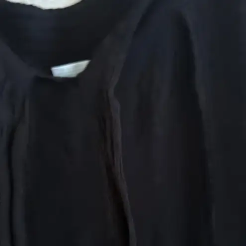 Kona Sol Tie Waist Beach Pool Cover Up Pants Black Medium