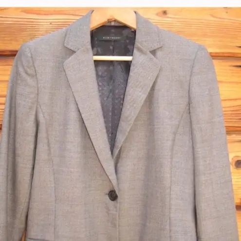 Elie Tahari Brown Wool Blazer