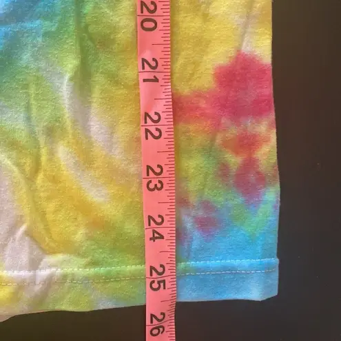 Jerzees Tie dye short sleeve T-shirt Small yellow pink blue green 