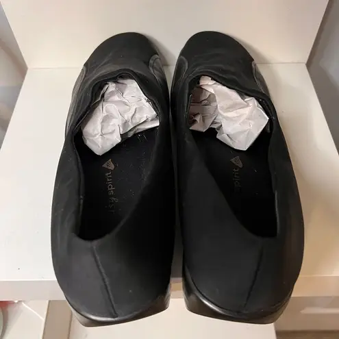 Easy Spirit Classic Black Comfort Slip-On Flats Casual Work Office Shoes