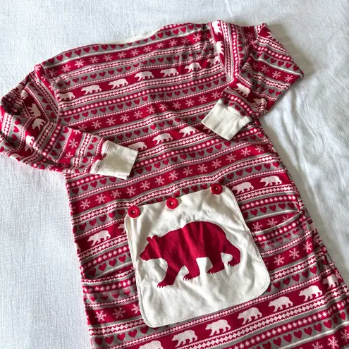 Little Blue House by Hatley Fair Isle Bear Adult Union Suit