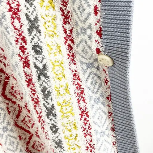 CAbi  Siesta Southwestern Fringe Trim Cape Poncho Shawl #5001, Size XS/Small