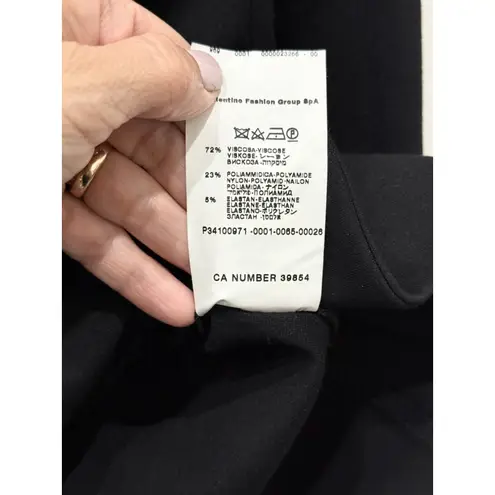 Moschino Long Sleeve Notch Lapel Single Breasted Blazer Black Women's Size 38/2