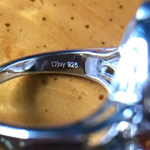 Natural Peach Moonstone Sterling Silver Ring Size 7