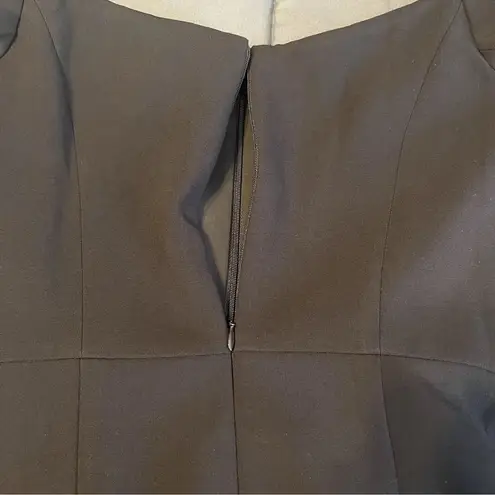 Tuckernuck NWT Black Off the Shoulder Alva Midi Sheath Dress Size 4 Formal Chic