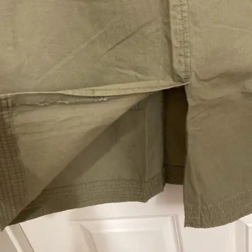 The Territory Ahead Khaki Midi Skirt