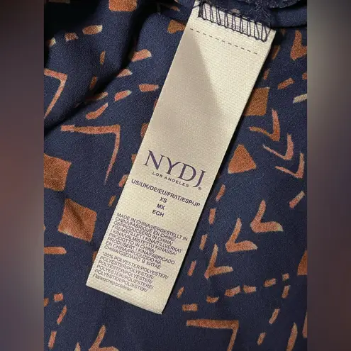 NYDJ Los Angeles Women’s 3/4 Sleeve Blouse Size X-Small