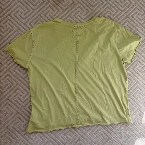 We The Free Free People Nina Tee Lime Green