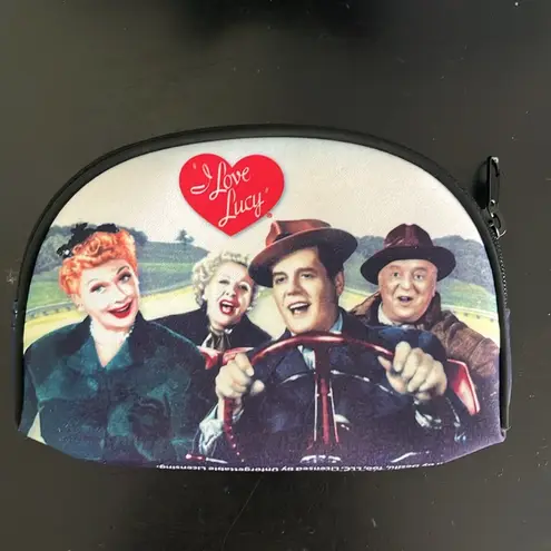 I Love Lucy Shoulder Bag and Makeup Case Black