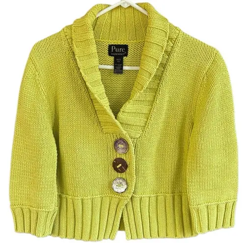 EUC Pure Handknit Chunky Crop Sweater
Size XS