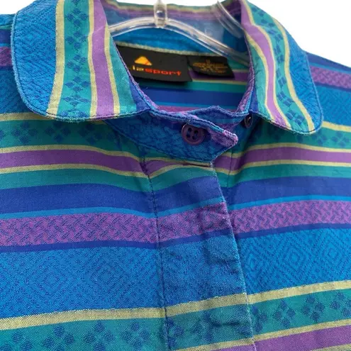 Liz Sport Vintage Striped Western Button Down Shirt