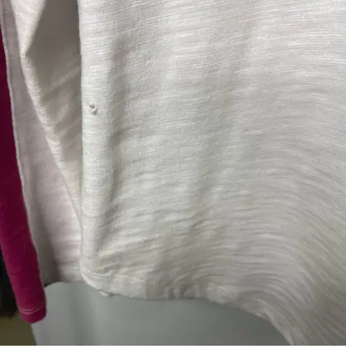 HARLEY DAVIDSON Baseball Style Longsleeve Top Small Pink White