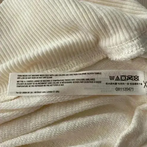 Free People 🆕  Ivory Cozy Cool Girl Lounge T-Shirt M🆕