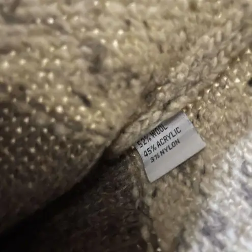 Obermeyer Vintage  Wool Knit pullover brown sweater size Medium thumbnail 2