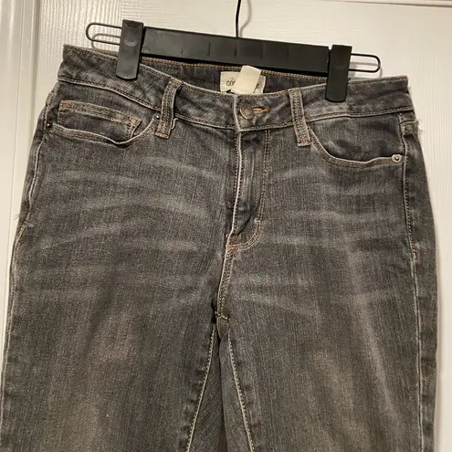 Goodthreads Size 27 Gray Stretch Denim Skinny Jeans Zip Up Five Pocket