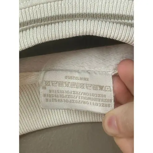 Taylor Swift ‘Tortured Poets Department’ Cream Beige Crewneck Pullover Size 3XL White