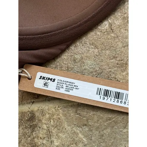 SKIMS Fits Everybody Scoop Plunge Bra Jasper 40DD