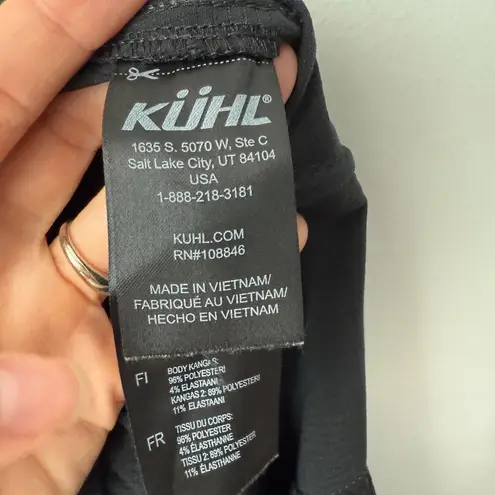 Kuhl Strattus Pants Wrinkle Free Air Fabric Ruched Leg Black Size 2