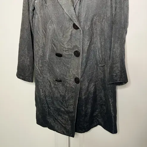 Vintage John Galliano 2006 Trench Coat Gray Size 6