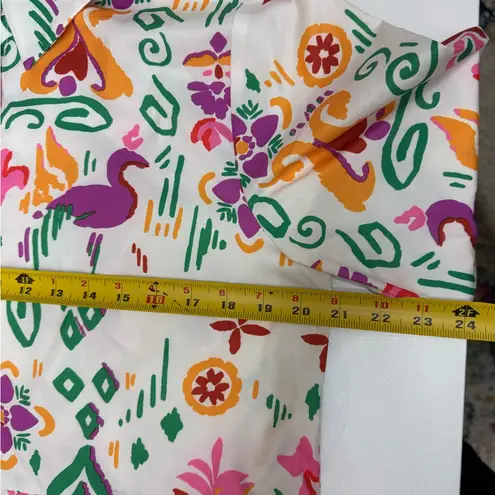 Shop The Mint All I Want White Abstract Tiered Dress size XL