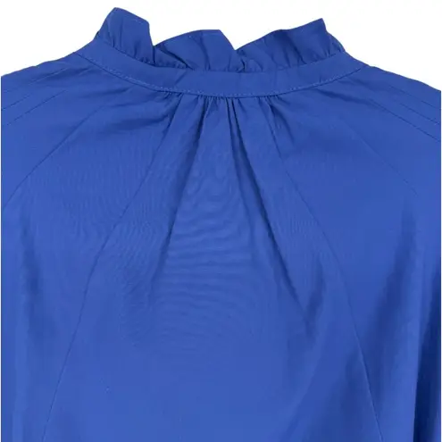 Brochu Walker Womens Newport Cap-Sleeve A-Line Midi Dress Cobalt Blue Size Small