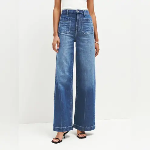 Reformation NWT  Janae Ultra High Rise Wide Leg Denim Jeans