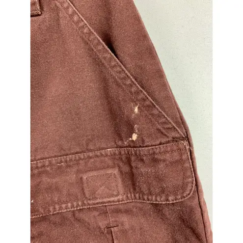 Route 66  Original Brown Cargo Shorts Size 8 Cotton