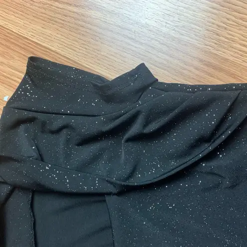 Studio 1940 size medium Black Sparkle Tee shrug 90s witchy whimsi club y2k squar