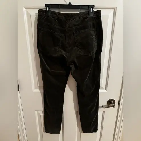 Ramy Brook NEW Velvet Helena Skinny 5 Button Pockets Green Clover Size 31