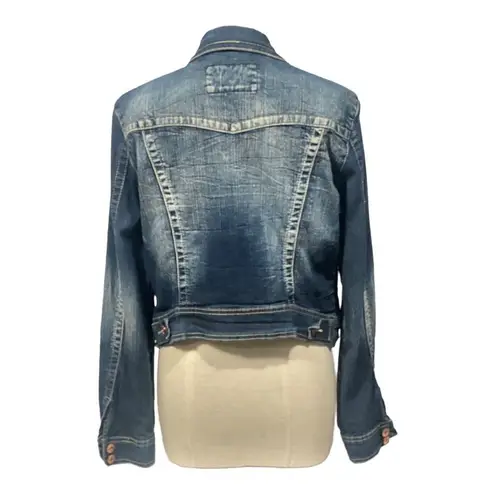 Vanity Dark Denim Trucker Jacket Size M