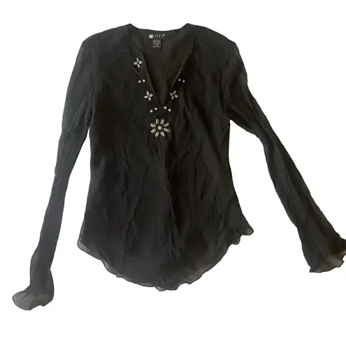 carole little Silk Top