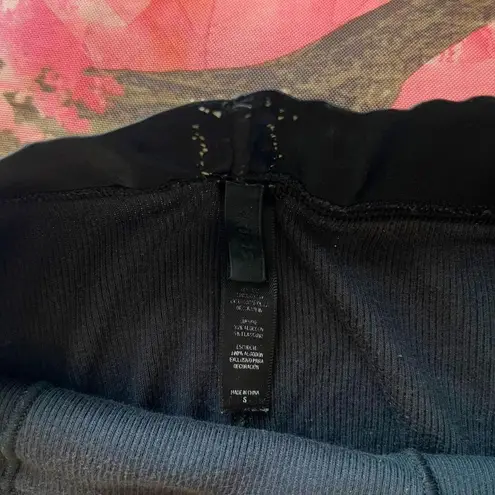 SKIMS cotton rib leggings in black high waisted