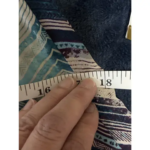 Speecklers Retro Dress with Teal and Purple Chevron Pattern Women's Size Medium