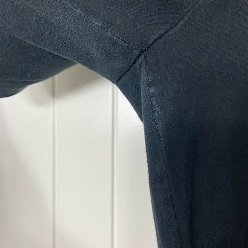 PINK - Victoria's Secret PINK Victoria’s Secret women’s black‎ decorated decal logo blue yoga leggings M