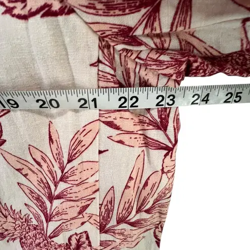 Ella Rafaella Blazer Womens XL Peach Red Double Breasted Feminine Career Office Pink