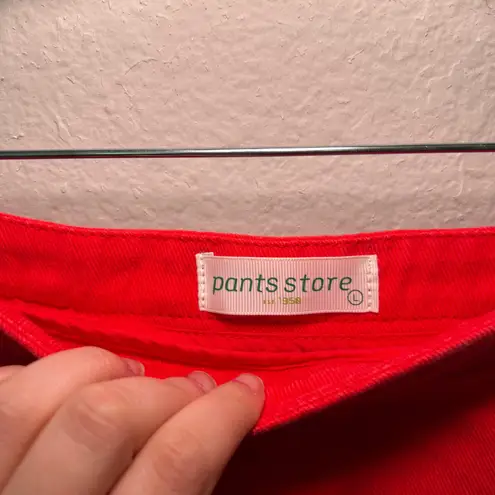 Pants Store Red Skort Women's‎ Size large casual party summer resort going out