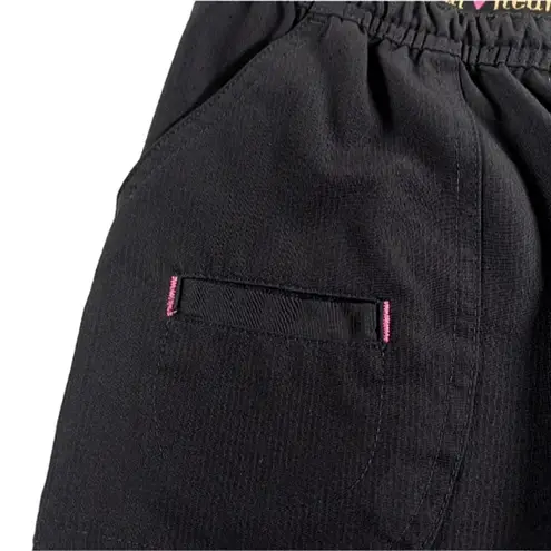 Heart soul  Scrub Pants in Black M