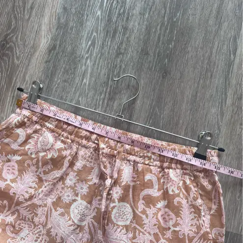 Roller Rabbit NWT  100% linen Amanda sage pant in‎ camel