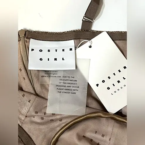 Poster Girl NWT The Jasmine Jumpsuit Marlboro Light Brown, size S