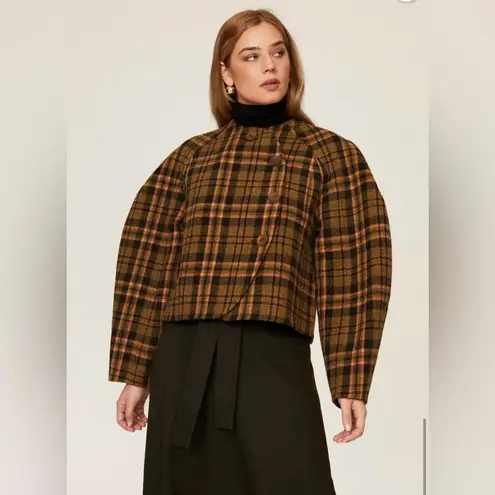 Ulla Johnson Thea Plaid Jacket size large