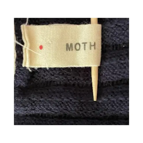 Anthropologie Moth Ostinato Peplum Sweater Tank Medium Blue