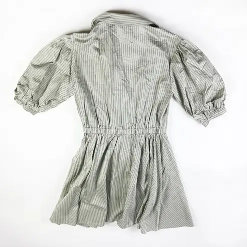 Club Monaco NEW Collar A Line V Neck Faux Wrap Robe Stretch Waist Mini Dress 8