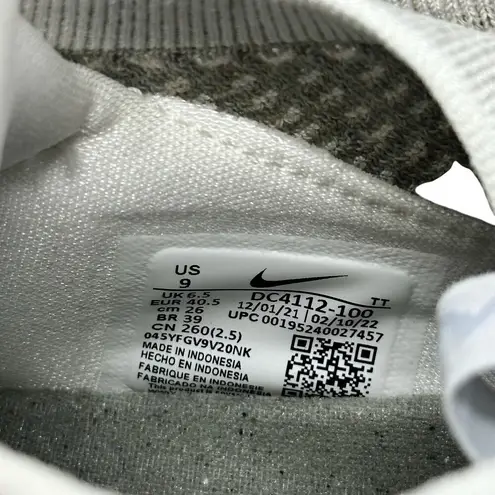 Nike  VaporMax 2021 Flyknit White Pure Platinum DC4112-100 Women’s size 9