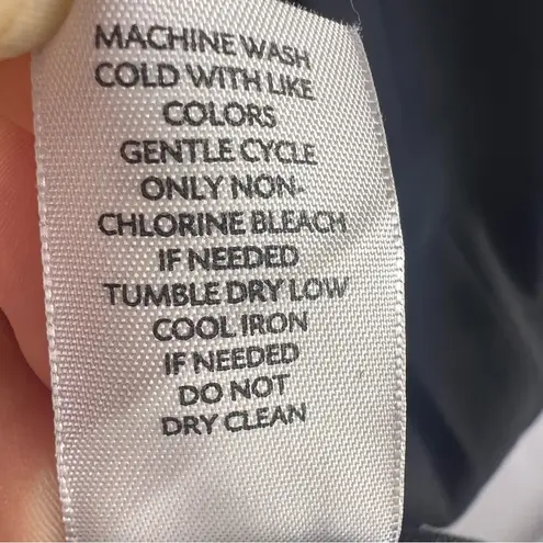 J. Jill Black Stretch Jacket, Button Front, Pleated Back, XS