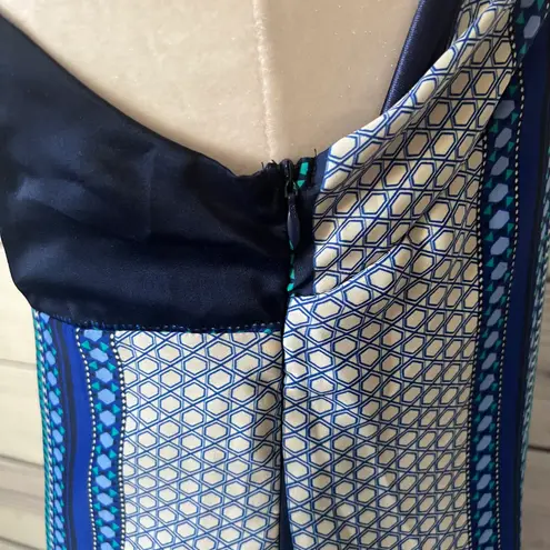 Missguided Silky Multicolor Scarf Patterned Backless Cami Dress